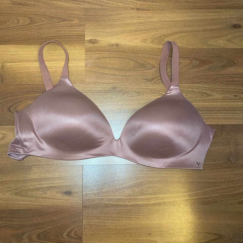 Victoria Secret Demi Bra No Wires Rose Gold Size 38D